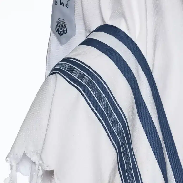 טלית כחולה כותנה 03