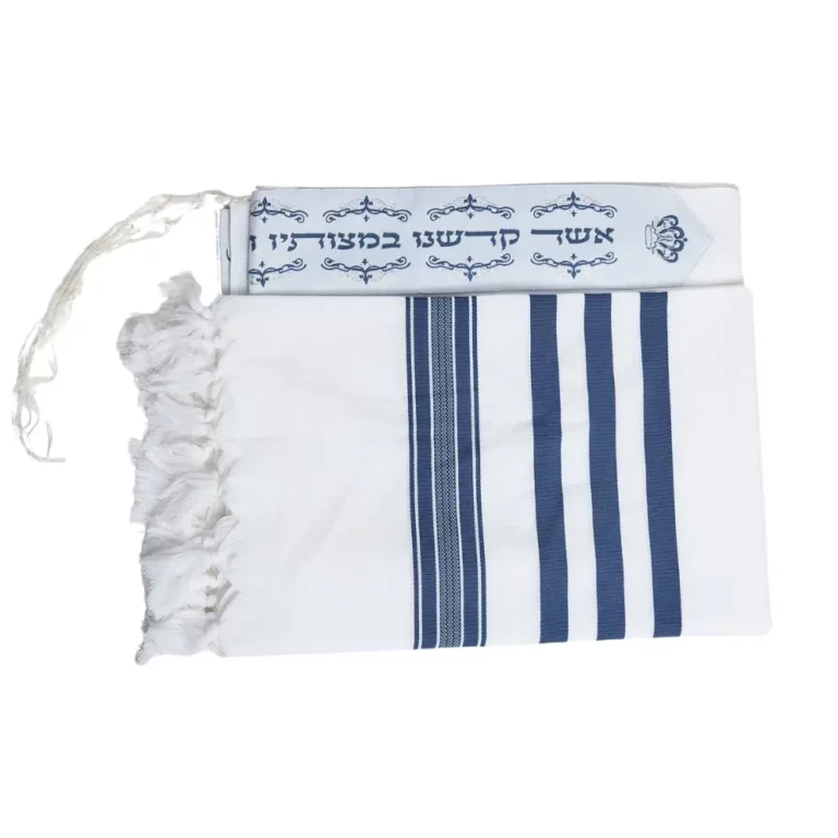 טלית כחולה כותנה