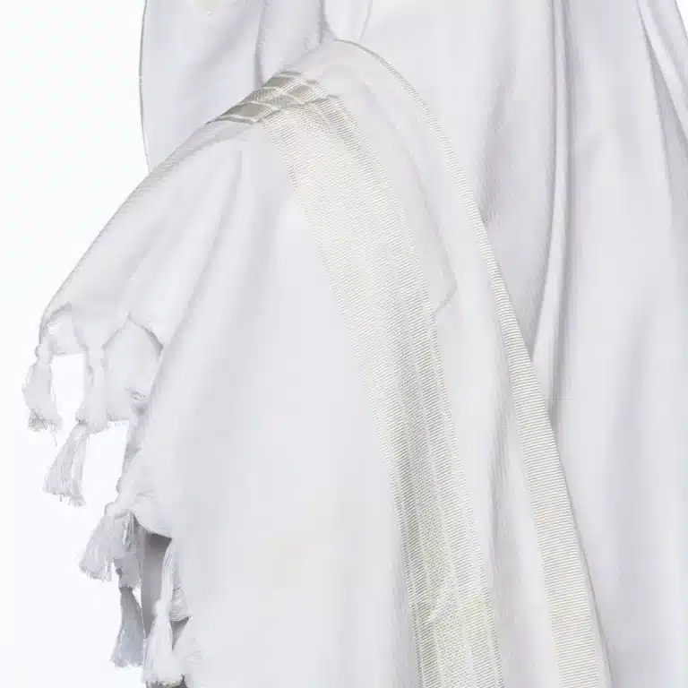 טלית לבנה כותנה 02