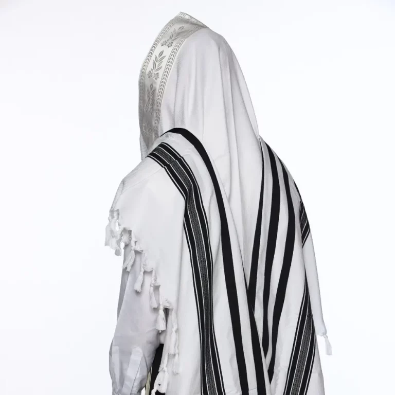 טלית שחורה כותנה 01