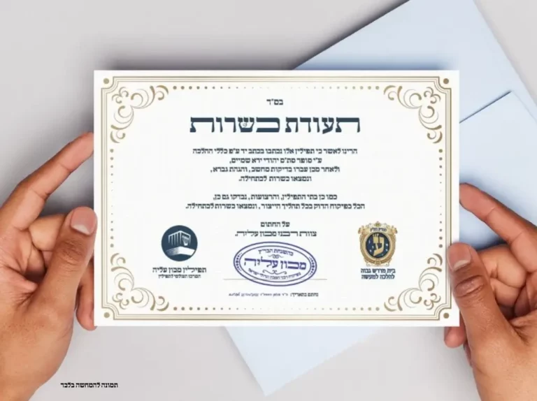 תעודת כשרות לתפילין