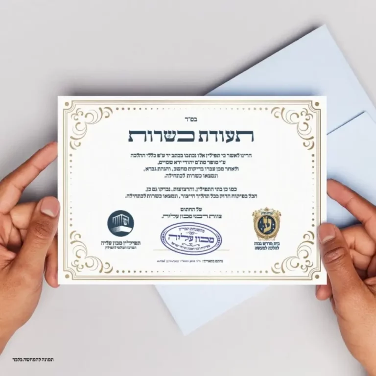 תעודת כשרות