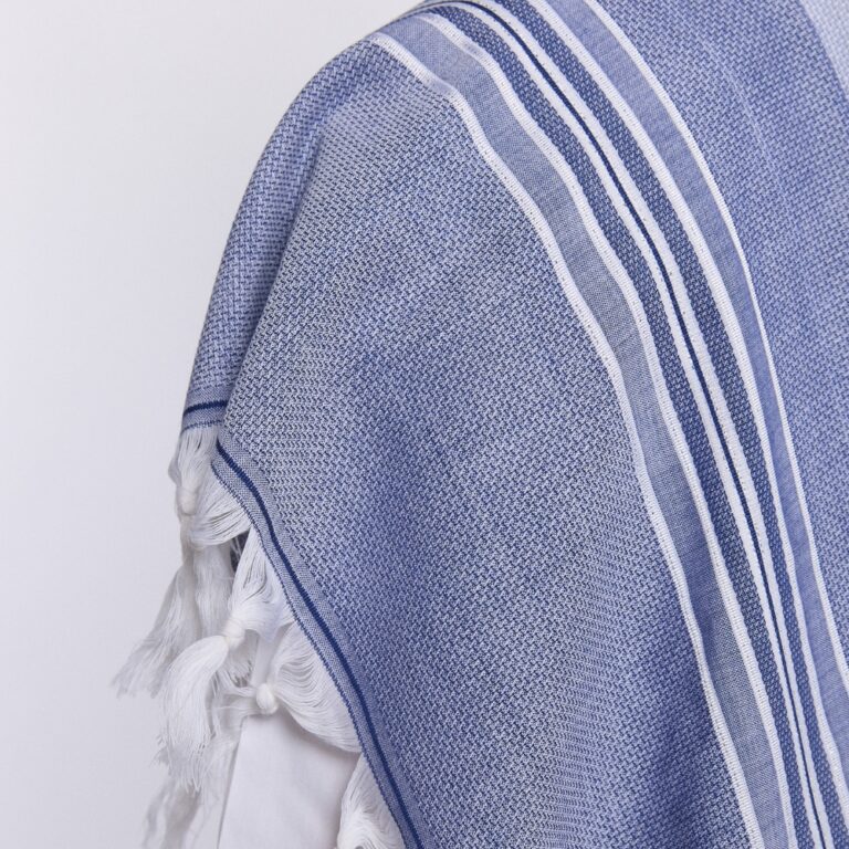 טלית פרימיום מלאנג׳ | ג׳ינס כחול