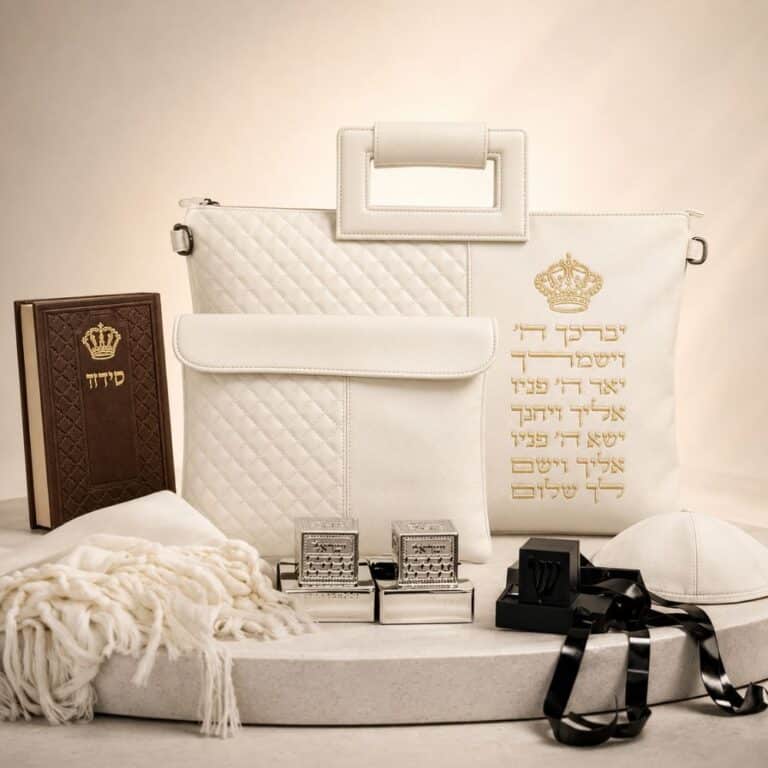 yevarechecha-white-tallit-bag-set