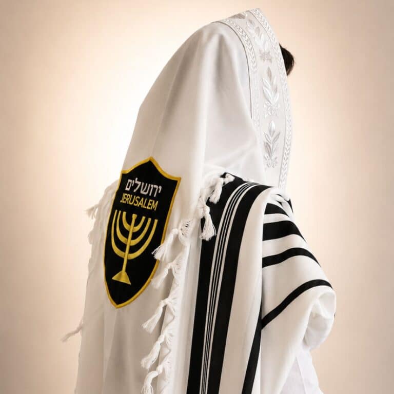 jerusalem-tallit-black-stripes-side-view