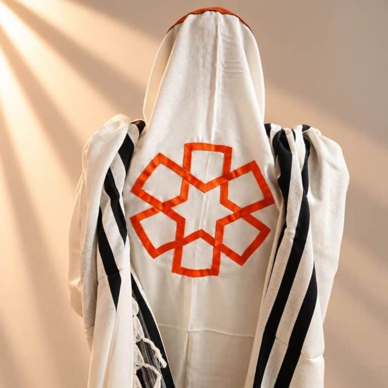 טלית מהודרת יוקרתית דגם הצלה מסדרת פרימיום